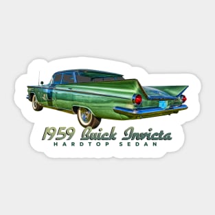 1959 Buick Invicta Hardtop Sedan Sticker